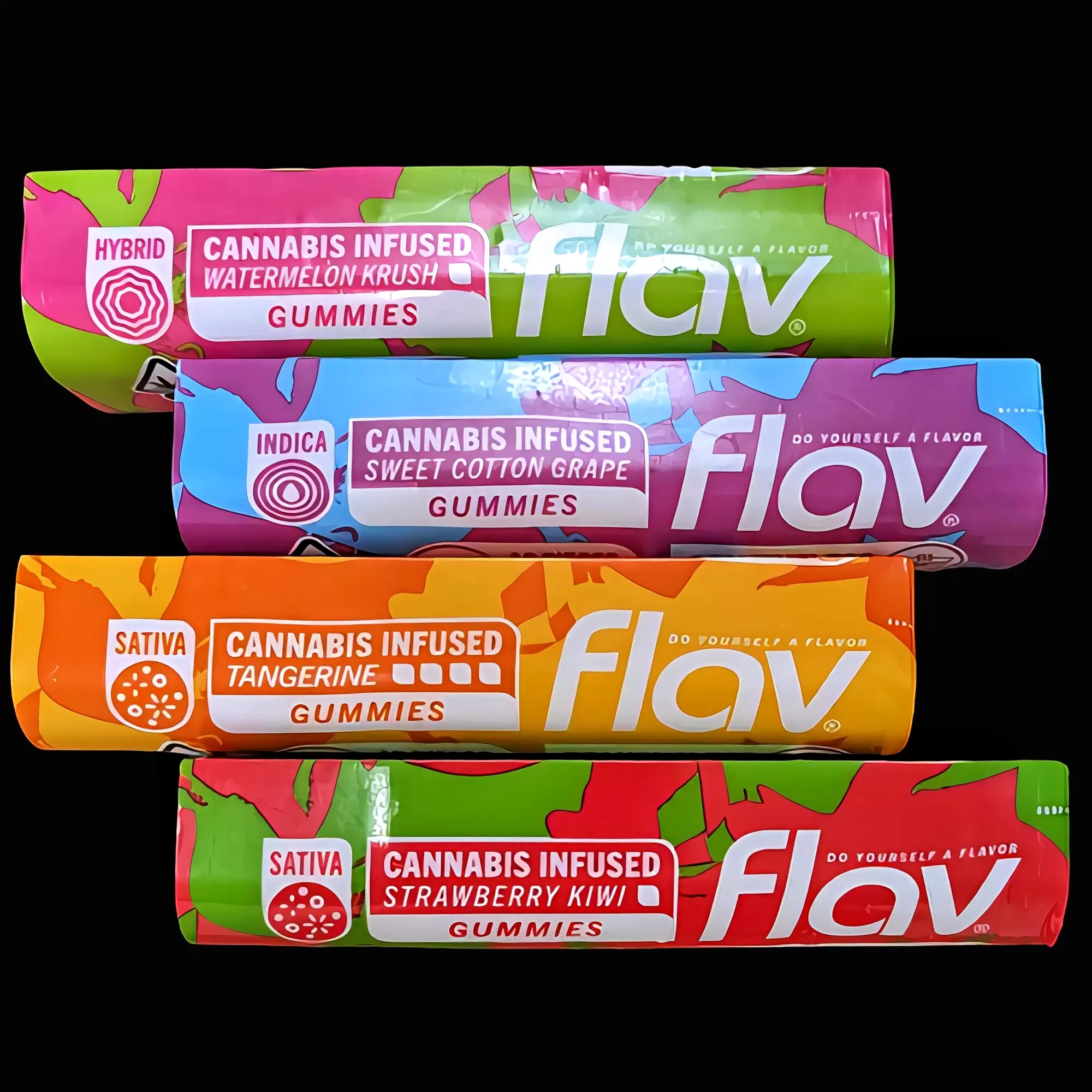 Flav 100mg Infused Hash Rosin Gummies $10