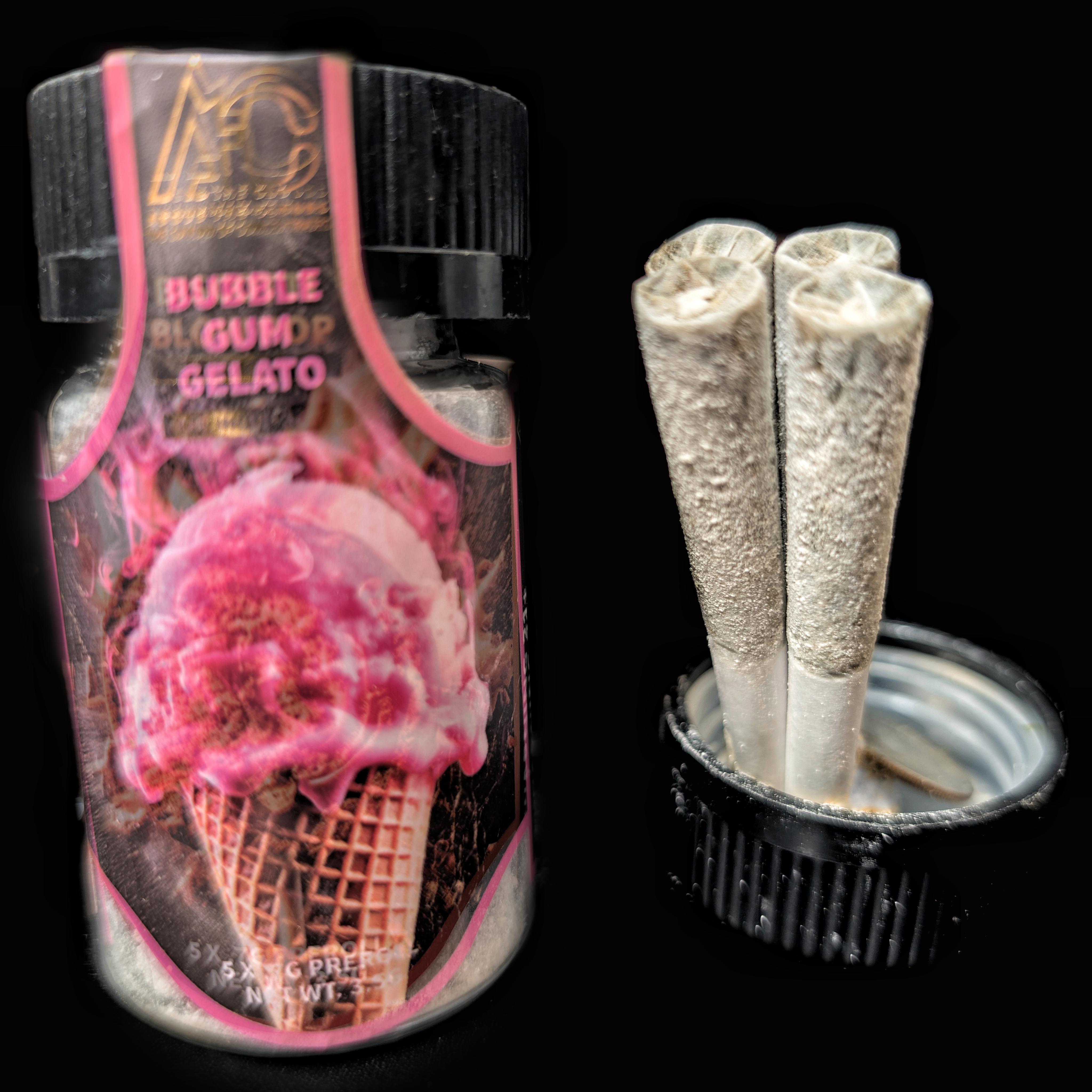 Solventless mini cloud cones coated with THCa diamonds. (5 per jar) – Bubblegum Gelato